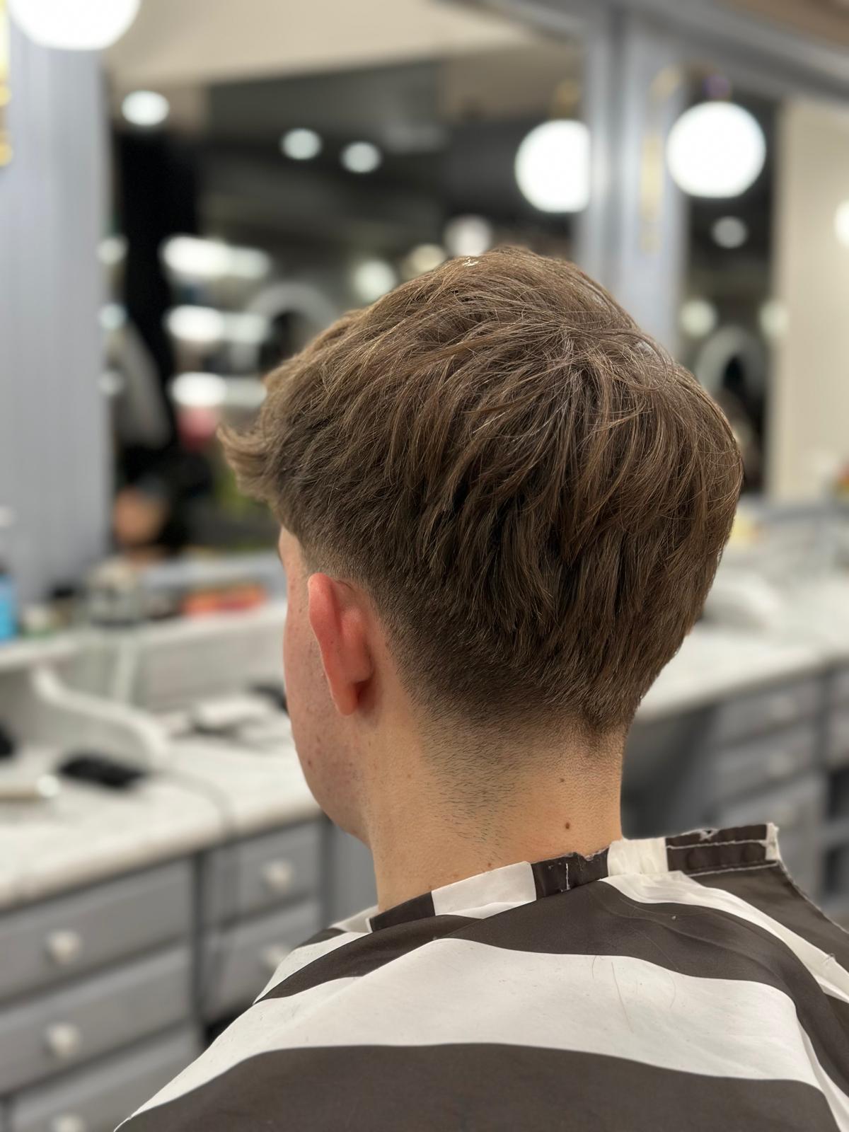 Foto lavorazione su uomo